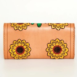 Hand Painted Leather Wallet