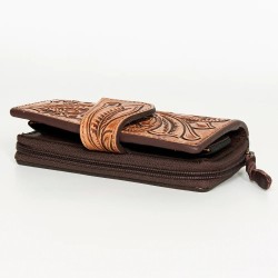 Leather Zipper Wallet