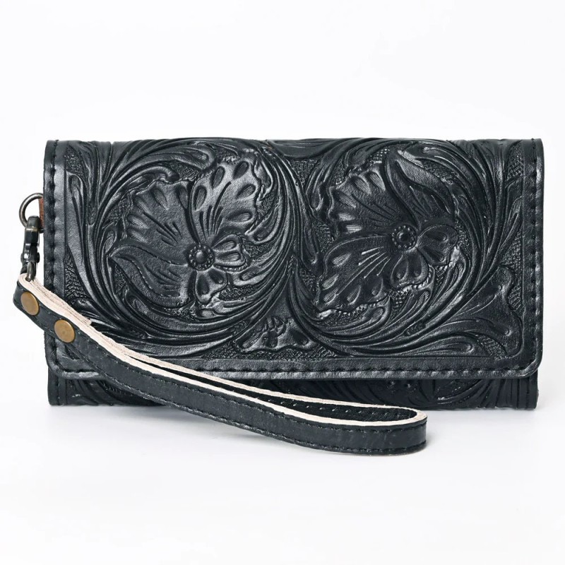 Cowhide Western Purse Wallet