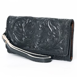 Cowhide Western Purse Wallet