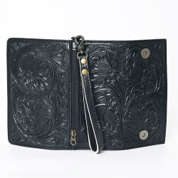 Cowhide Western Purse Wallet